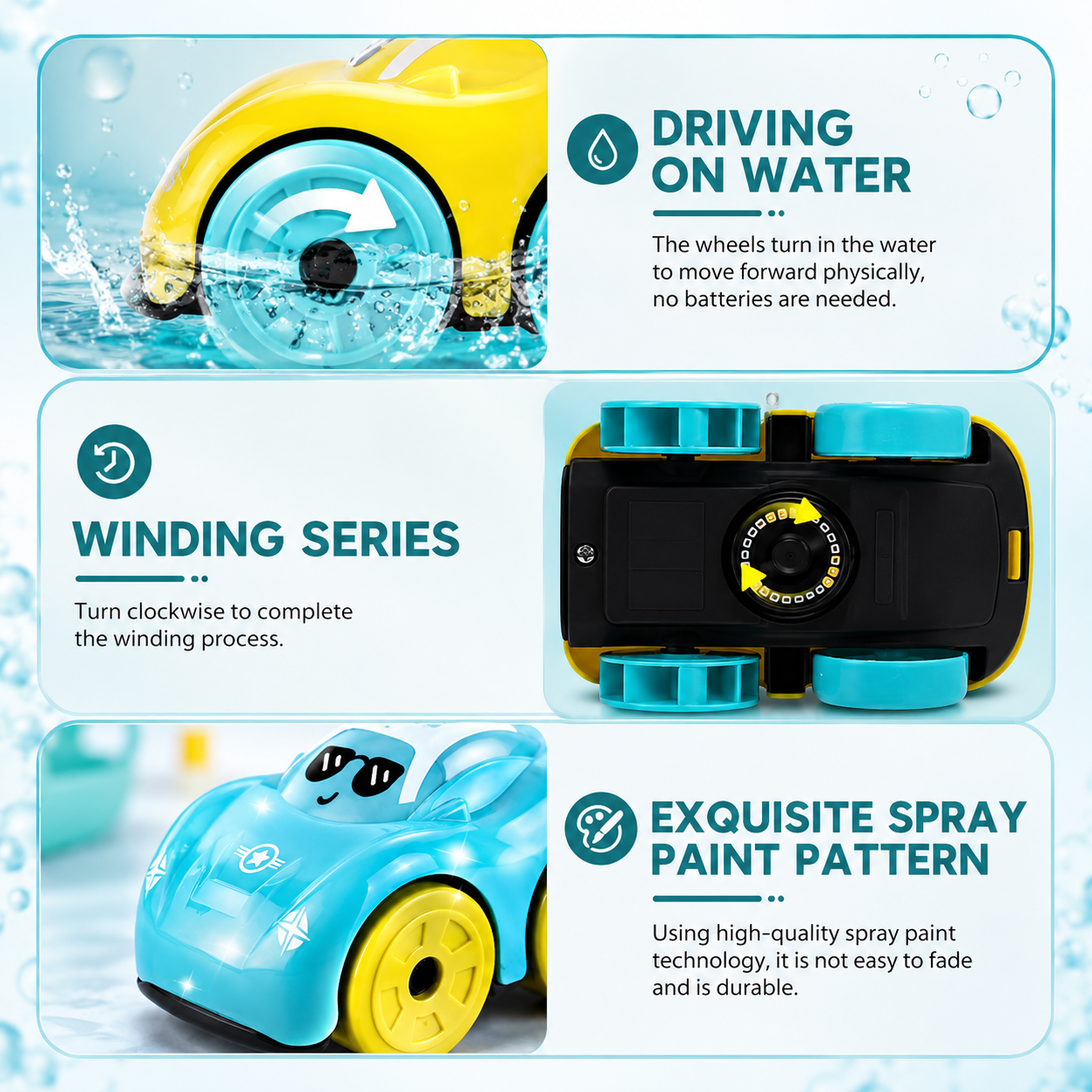 SplashRacer™ Amphibious Bath Car Toy
