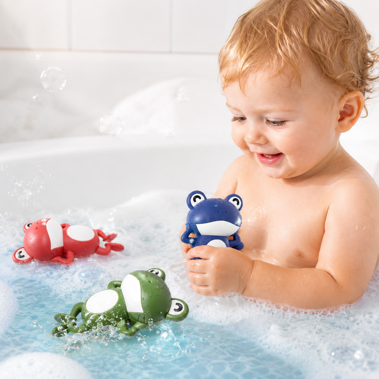 FroggySplash™ Wind-Up Bath Toy