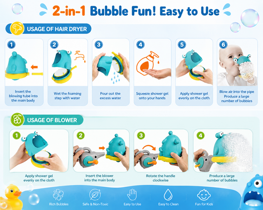 BubbleBuddy™ Bath Bubble Maker